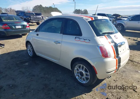 2012 Fiat 500 Pop from USA, damaged, VIN 3C3CFFAR7CT110745